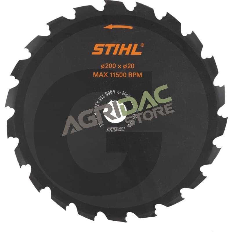 Stihl Folha de serra de dentes em cinzel