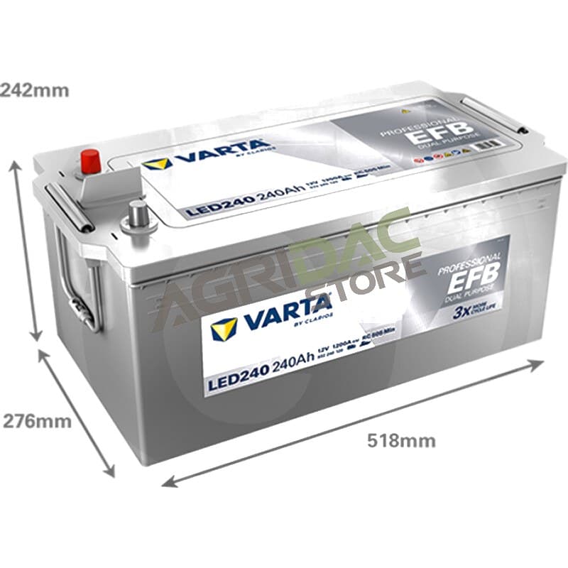 Varta Bateria Profissional de dupla finalidade