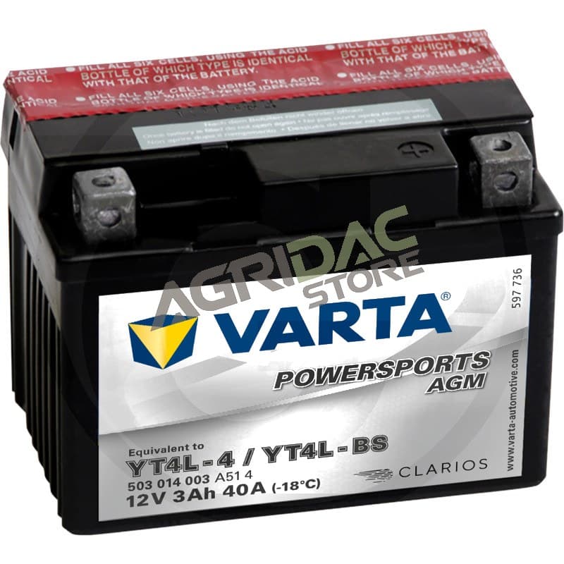 Varta Bateria POWERSPORTS AGM 12 V / 3 Ah