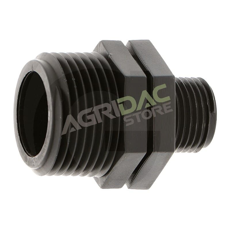 Reduzierdoppelnippel 1" x 1/2"