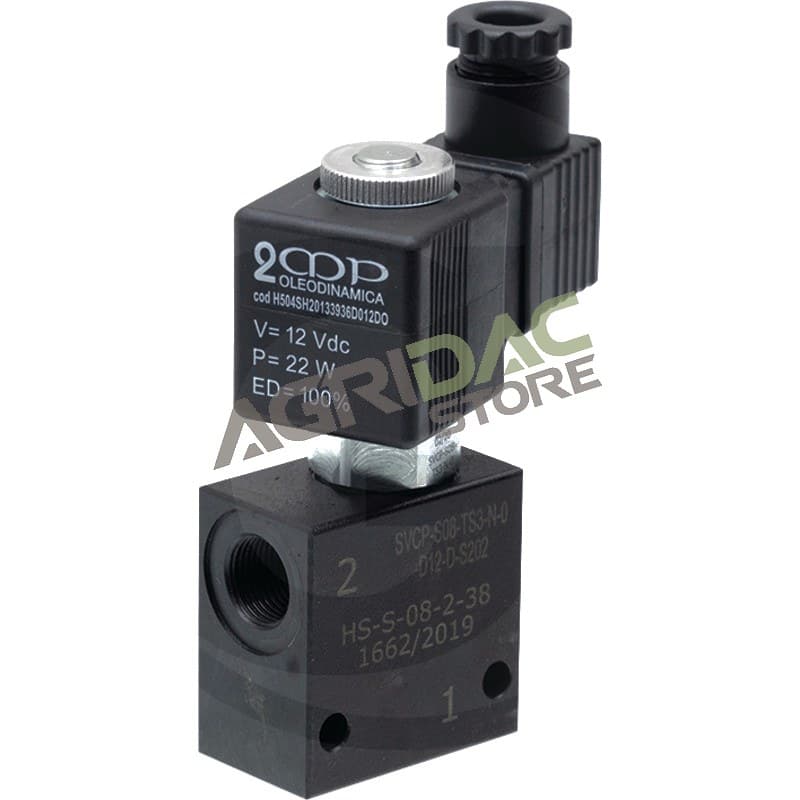 Oleodinamica Marchesini Válvula de 2/2 vias ZWV-E-NC-1-06-S-12V
